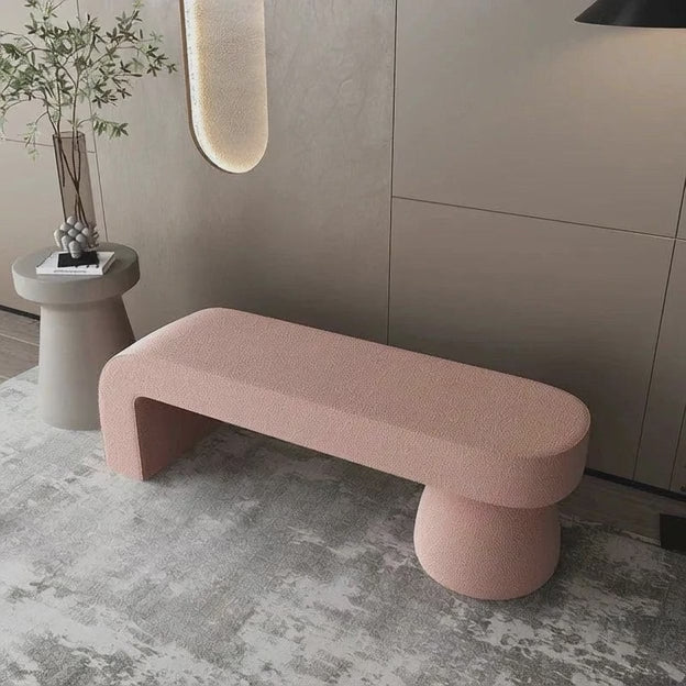 Modora Pop – Sculptural Luxury Bench with Bold Contemporary Form | Designer Shoe Changing Stool for Bedrooms, Cloakrooms, or Retail Interiors