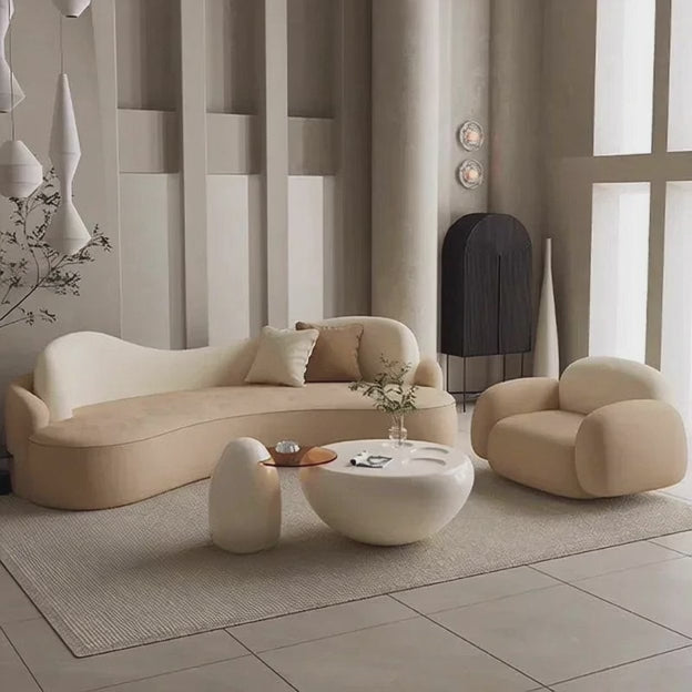 Tarrasa Nordic Designer Minimalist Floor Sofa Modern Lazy Lounge for Living Room, Garden & Patio Spaces