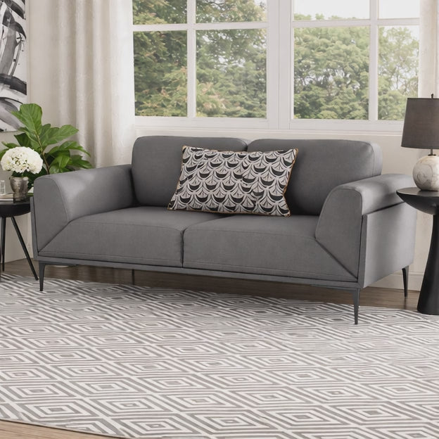 Neyra 68" 2-Seater Modern Loveseat Customisable Square Arm Sofa for Living Room or Office
