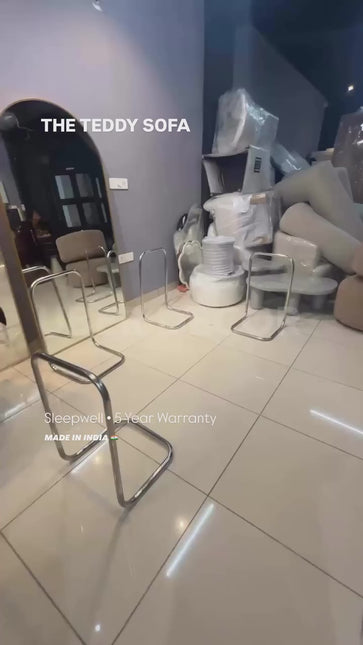 The Teddy Block Sofa- 5-in-1 Modern Adjustable Sofa Cum Bed for Guest Room, Kids Room, Bedroom or Living Room- Custom Fabric and Size