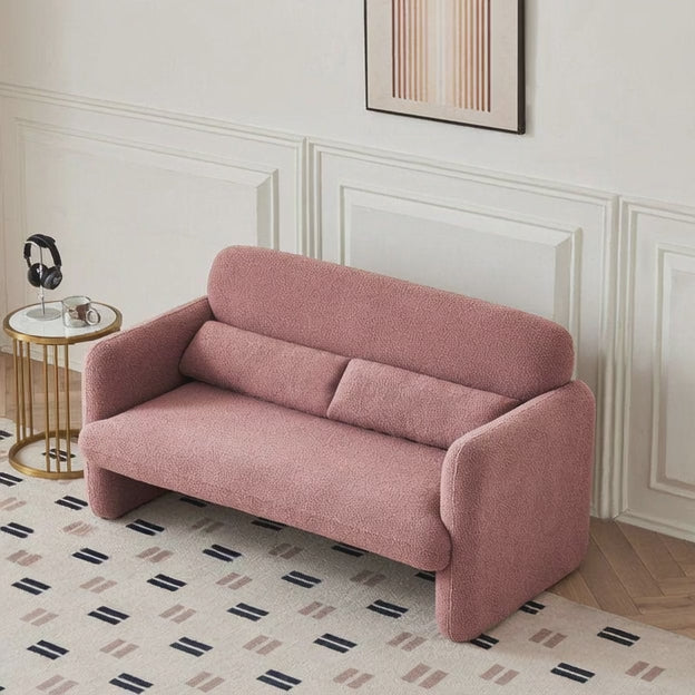 Quito 59" Soft Contour Couch Modern Rounded Edge Sofa for Elevated Comfort & Style