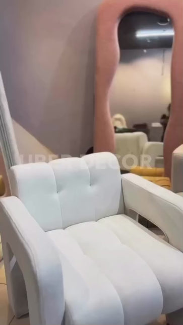 Avira Regal Bedroom Accent Chair - Comfy Reading Nook Chair for Home