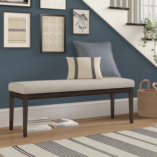 Lancaster Charm – Mid-Century European Inspired Bench for Entryways, Hallways, Bedrooms, and Lounge Spaces