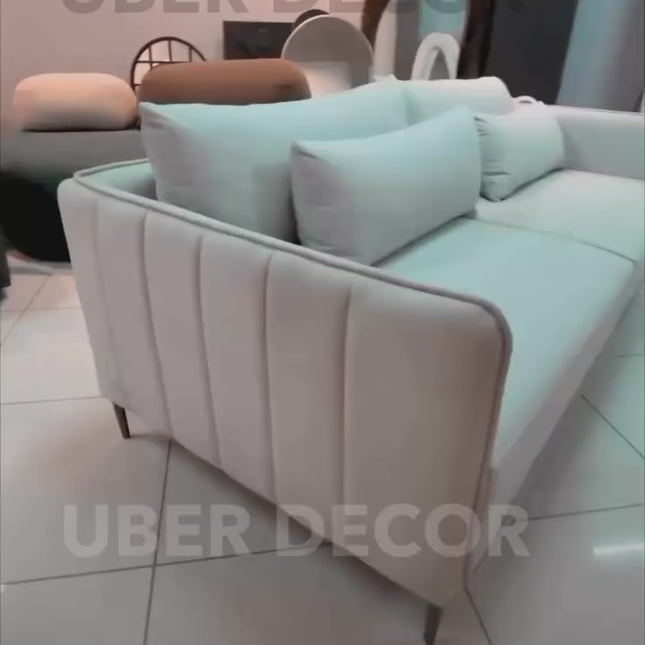 Amelise 84" Sofa- Contemporary Upholstered Extra Wide Couch for Office, Living room