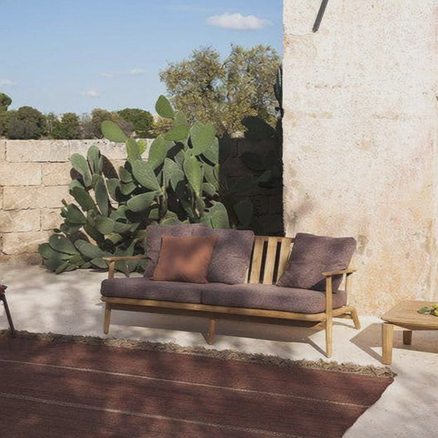 Houston 3-Seater Mid-Century Modern Sofa Wooden Frame Minimalist Couch for Living Room