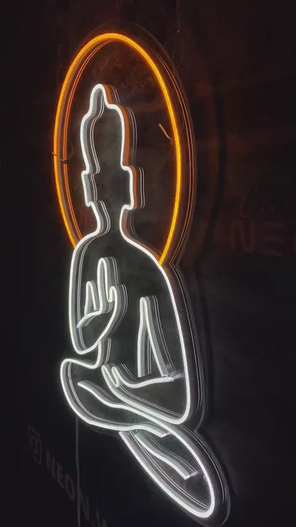 Luminous Buddha Serenity Neon Sign