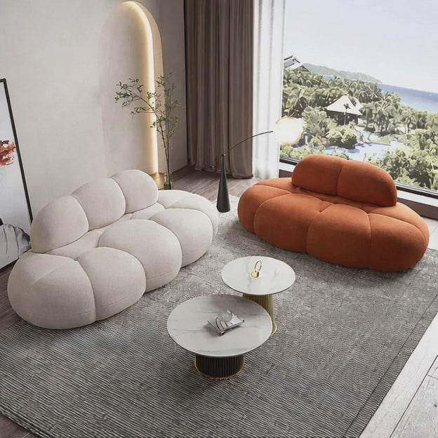 Tampere Modern Nordic Bean Bag Sofa Italian-Inspired Minimalist Lounge Seating for Living Room or Studio Spaces