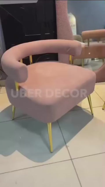 Ciora- Mid Century Sherpa Accent Chair- Round Upholstered Barrel Arm Chair for Small Spaces