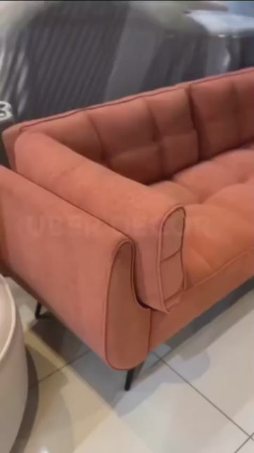 Napoli Futon Sofa- Cloud Couch Sofa Convertible Bed- Adjustable Backrest 3-level Foldable Love Seat Sleeper Sofa