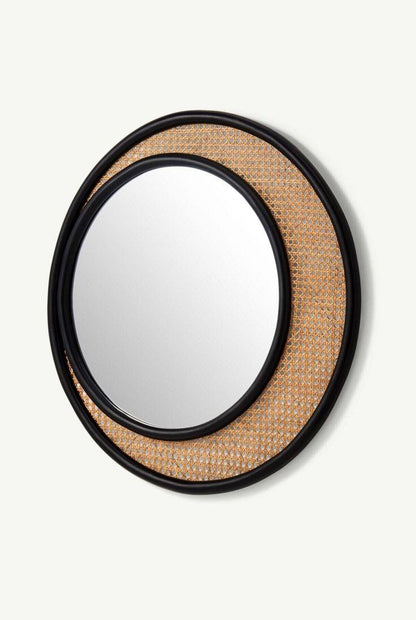 Rattan Circular Wall Mirror – Natural and Stylish Home Decor - Uber Decor