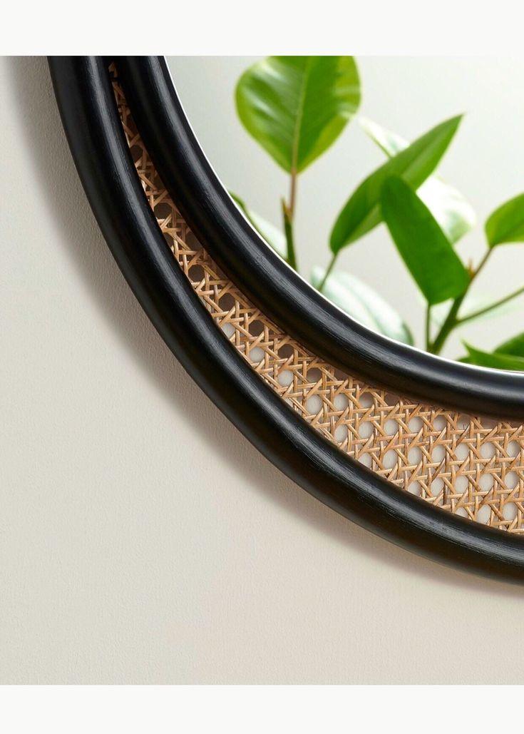 Rattan Circular Wall Mirror – Natural and Stylish Home Decor - Uber Decor