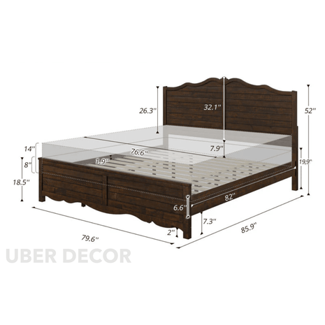 Timbercrest Heirloom Bed – Crafted for Timeless Tradition - Uber Decor