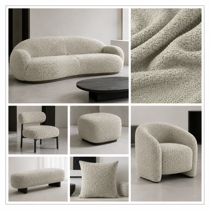 JOY - Upholstery Fabric- Dove Greige