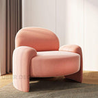 Soft Peach Suede Velvet