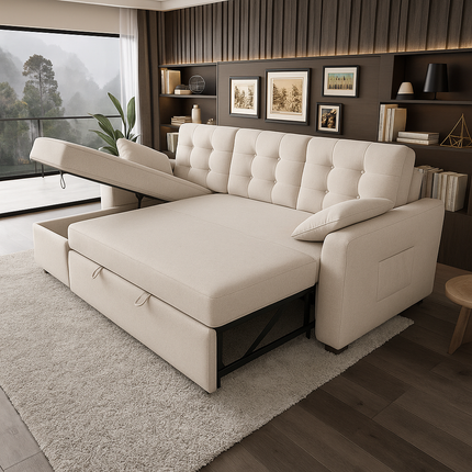 BELLA - Upholstery Fabric- Soft Beige