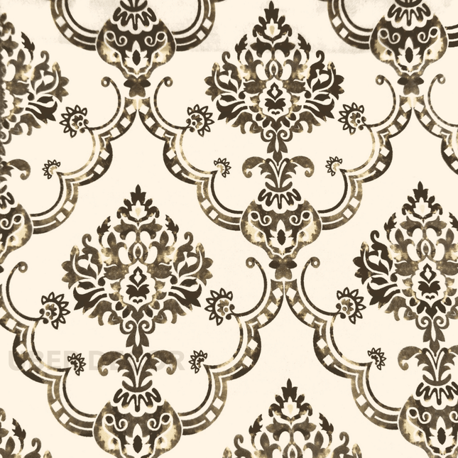 Articaro- Printed Suede Upholstery Fabric- Antique Royale Damask