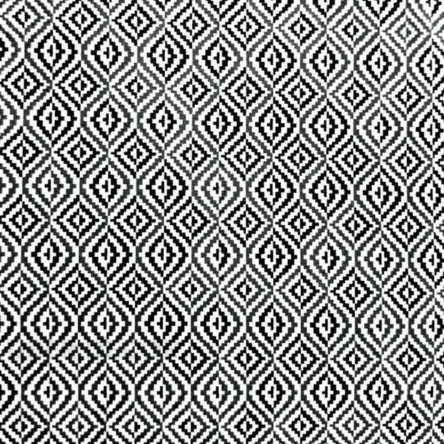 Toonera- Pattern Textured Suede Upholstery Fabric- Black Diamond