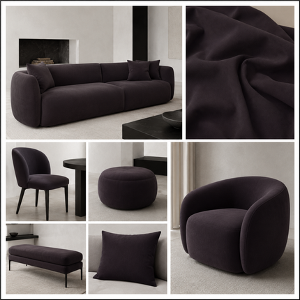 SPYDER - Upholstery Fabric- Dark Mahogany