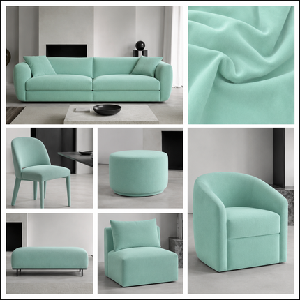 SPYDER - Upholstery Fabric- Light Aqua