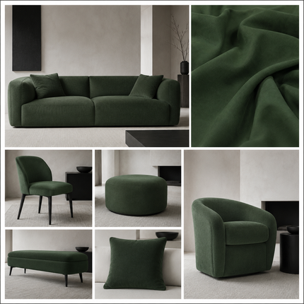 SPYDER - Upholstery Fabric- Forest Green