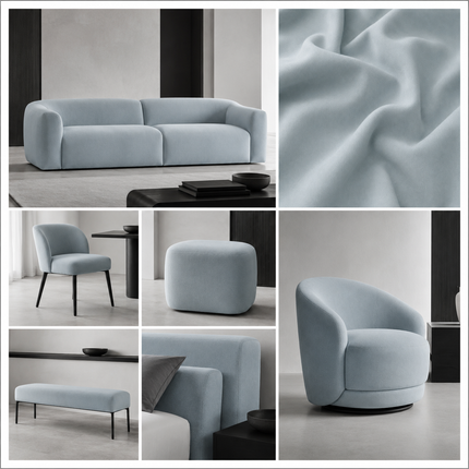 SPYDER - Upholstery Fabric- Pale Aqua