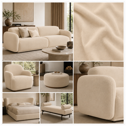 SPYDER - Upholstery Fabric- Light Beige
