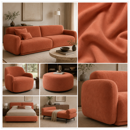 SPYDER - Upholstery Fabric- Burnt Sienna