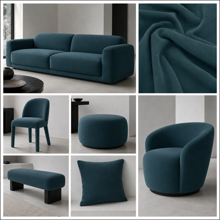 SPYDER - Upholstery Fabric- Deep Teal