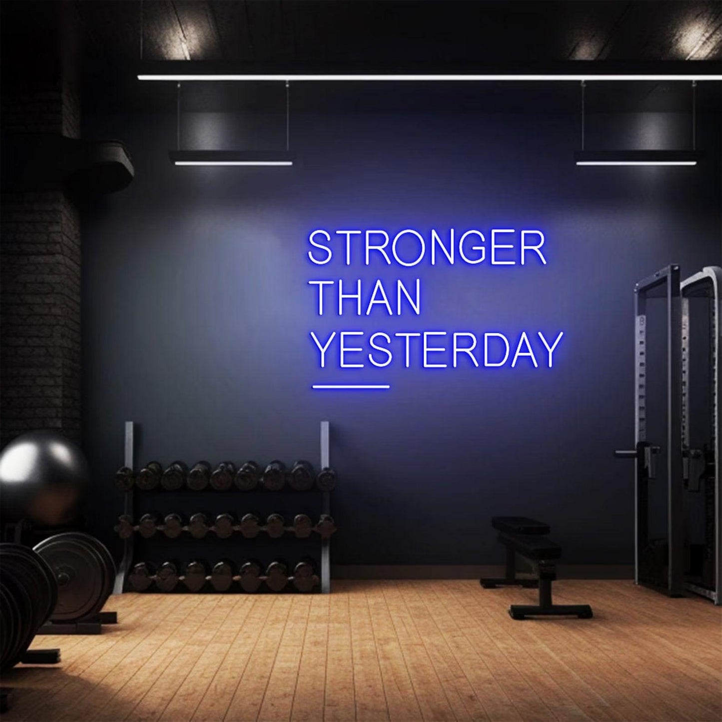 Stronger Than Yesterday Neon Sign - Uber Decor