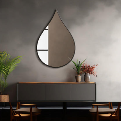 Teardrop Wall Mirror – Elegant and Modern Design - Uber Decor