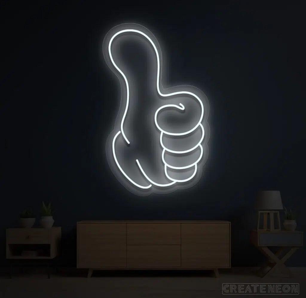 Thumbs up Neon Sign - Uber Decor