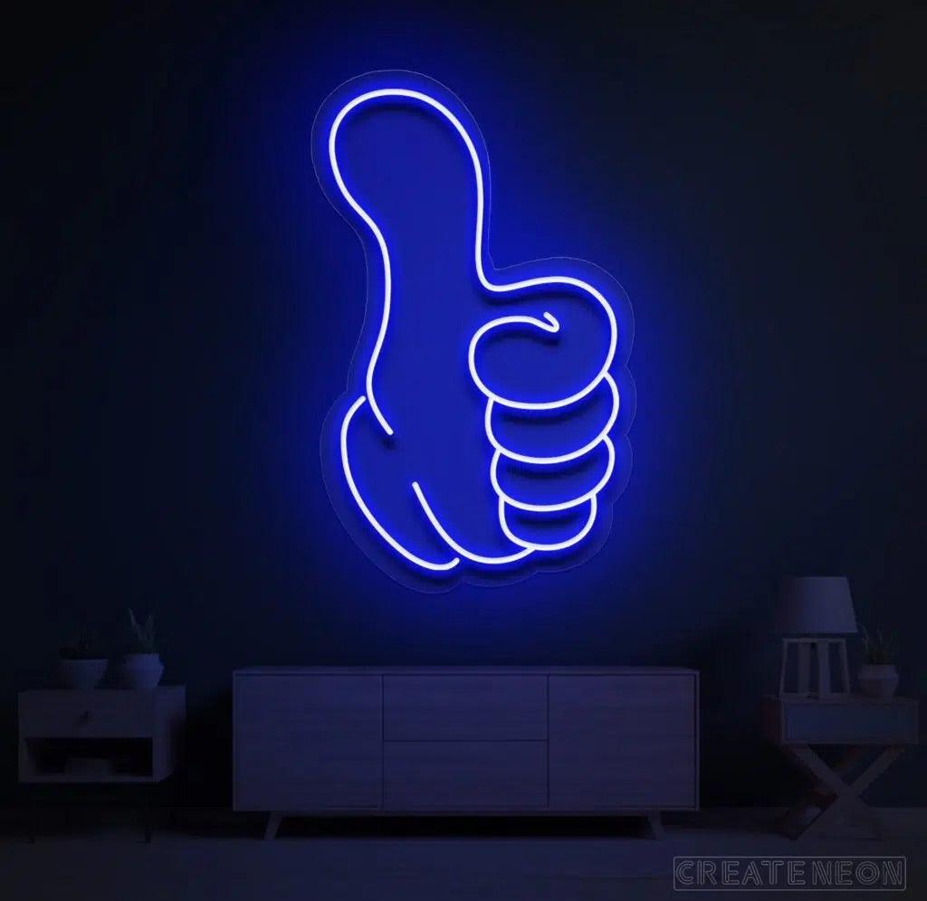 Thumbs up Neon Sign - Uber Decor