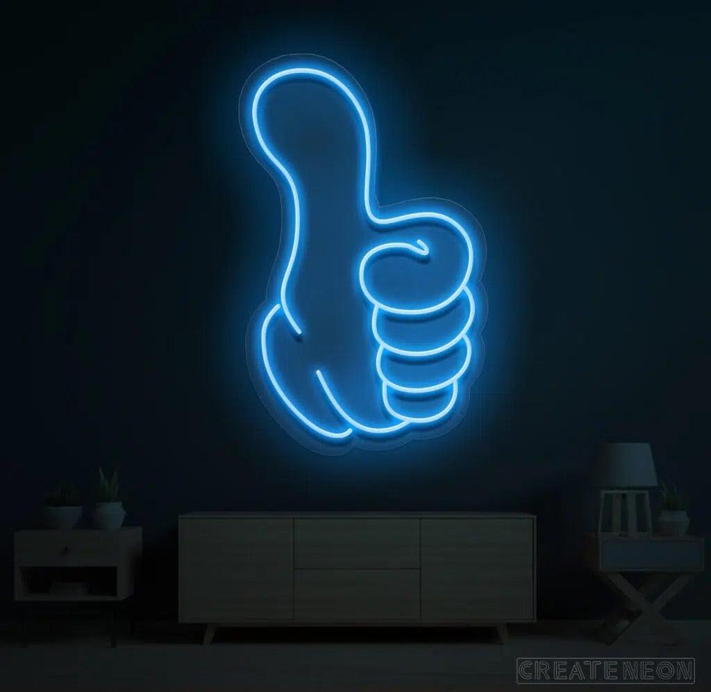 Thumbs up Neon Sign - Uber Decor