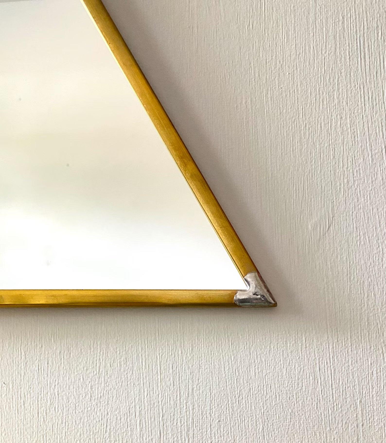 Triangle Wall Mirror – Modern Geometric Design - Uber Decor