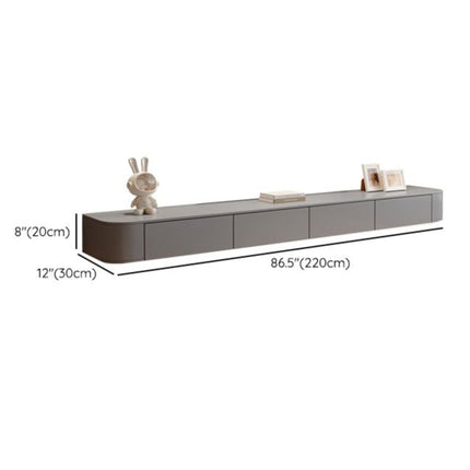 Zuno Float – Modern Coffee Table, Mid Century Modern Rounded Edge Design TV Unit