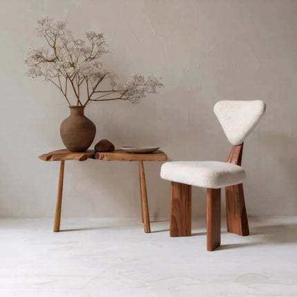 Elysian Form Customisable Mid Century Modern Japandi Accent Chair for Living Room Bedroom Lounge Furniture