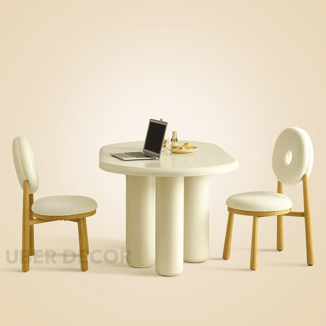 Hearthome Nordic Modern Dining Set – Cozy Contemporary Elegance for Dining Spaces