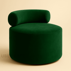 Deep Forest Green Suede Velvet
