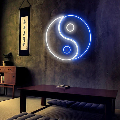 Ying Yang Neon Sign - Uber Decor